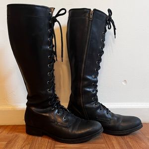 FRYE MELISSA TALL LACED BOOTS SIZE 9